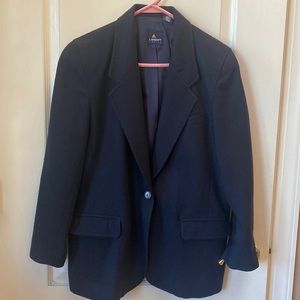 Wool navy blue blazer